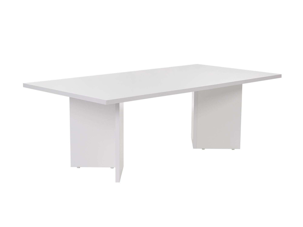 Mesa de centro de madeira "Sabin" 119 x 60 x 40 cm - Branco