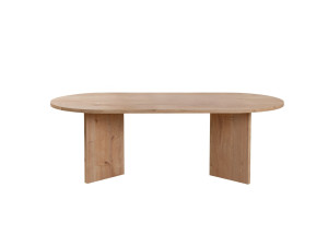 Mesa de centro de madeira "Sand" - 60 x 119 x 40 cm - Carvalho Safira