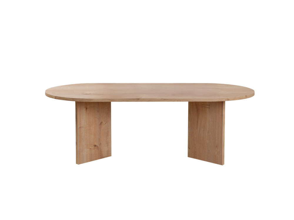 Mesa de centro de madeira "Sand" - 60 x 119 x 40 cm - Carvalho Safira