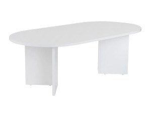 Mesa de centro de madeira "Sand" - 60 x 119 x 40 cm - Branca