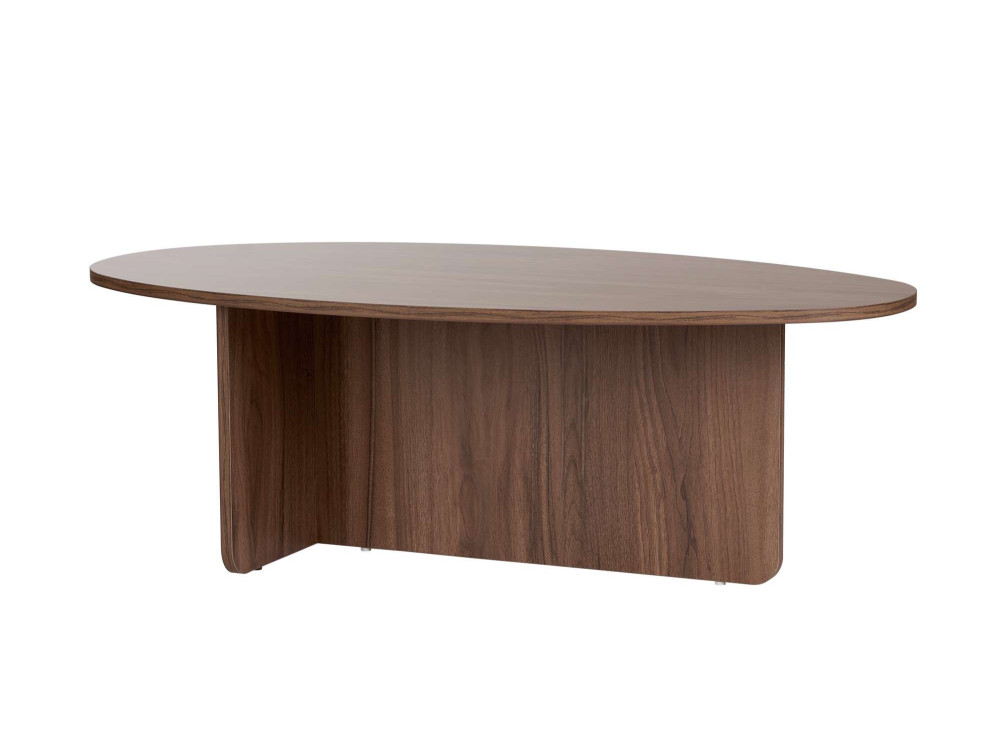 Mesa de centro em madeira "Orba" - 120 x 65 x 40 cm - Nogueira