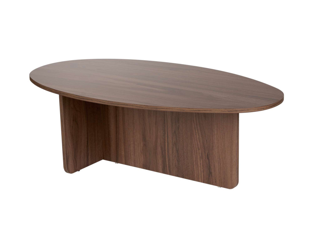 Mesa de centro em madeira "Orba" - 120 x 65 x 40 cm - Nogueira