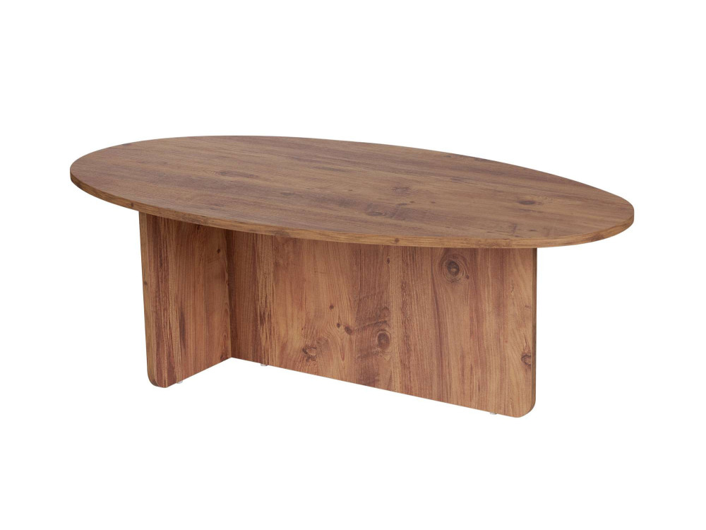 Mesa de centro em madeira "Orba" - 120 x 65 x 40 cm - Pinho Atlântico