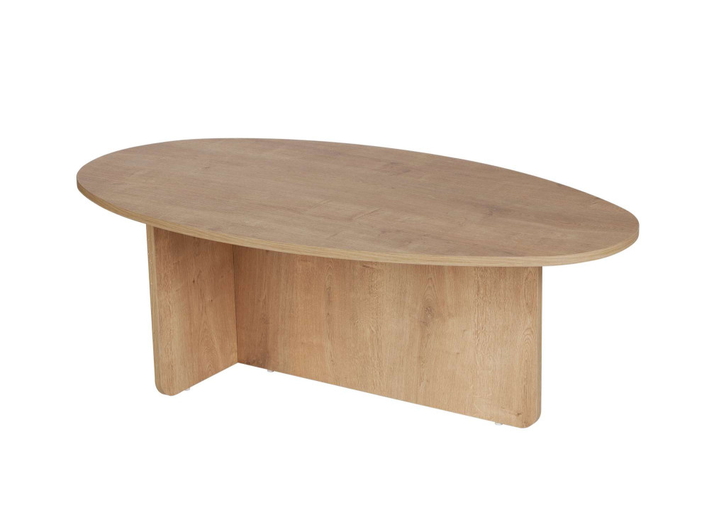 Mesa de centro em madeira "Orba" - 120 x 65 x 40 cm - Carvalho