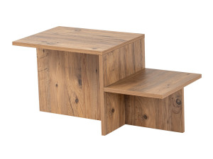 Mesa de centro de madeira "Harmony" 80 x 40 x 40 cm - Pinho Atlântico