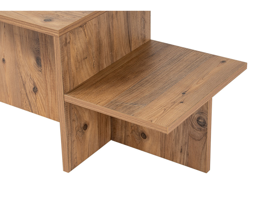 Mesa de centro de madeira "Harmony" 80 x 40 x 40 cm - Pinho Atlântico
