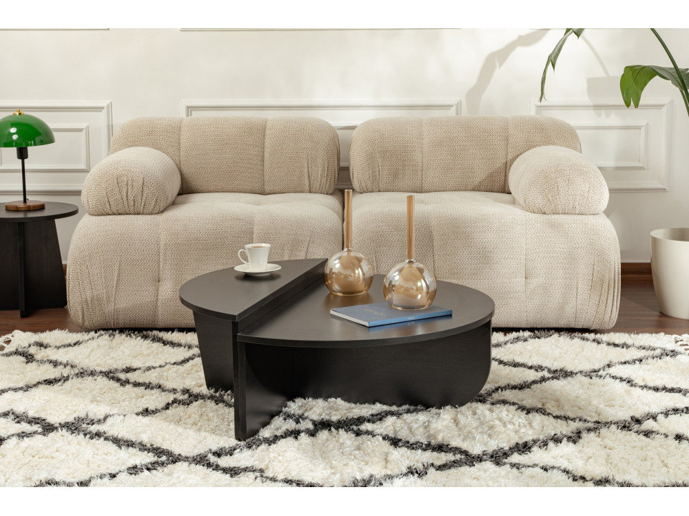 Mesa de centro de madeira "Orion" - 90 x 60 x 30 cm - BoisNoir