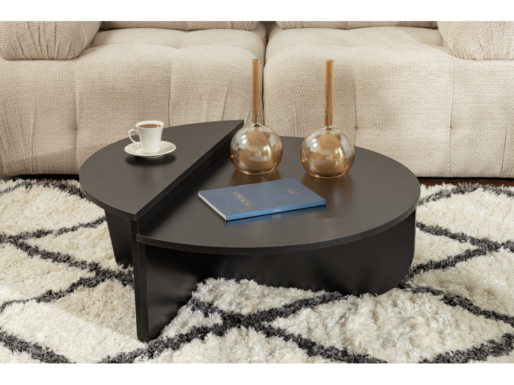Mesa de centro de madeira "Orion" - 90 x 60 x 30 cm - BoisNoir