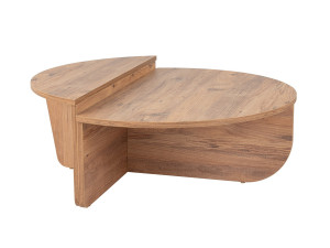 Mesa de centro em madeira "Orion" - 90 x 60 x 30 cm - Pinho Atlântico