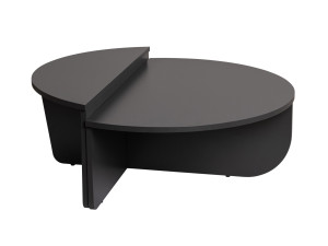 Mesa de centro de madeira "Orion" 90 x 60 x 30 cm - Antracite