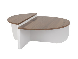 Mesa de centro de madeira "Orion" 90 x 60 x 30 cm - Nogueira