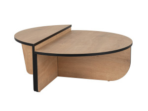 Mesa de centro de madeira "Orion" 90 x 60 x 30 cm - Carvalho mel