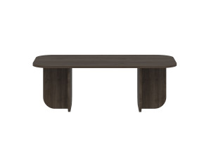 Mesa de centro em madeira "Becaj" - 120 x 60 x 41 cm - Nogueira