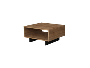 Mesa de centro de madeira "Hola" - 60 x 60 x 32 cm - Carvalho-Antracite