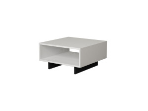Mesa de centro de madeira "Hola" - 60 x 60 x 32 cm - Branco