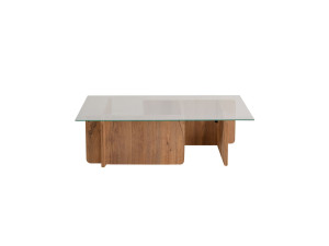 Mesa de centro em madeira "Flavio" - 105 x 65 x 30 cm - Pinho Atlântico