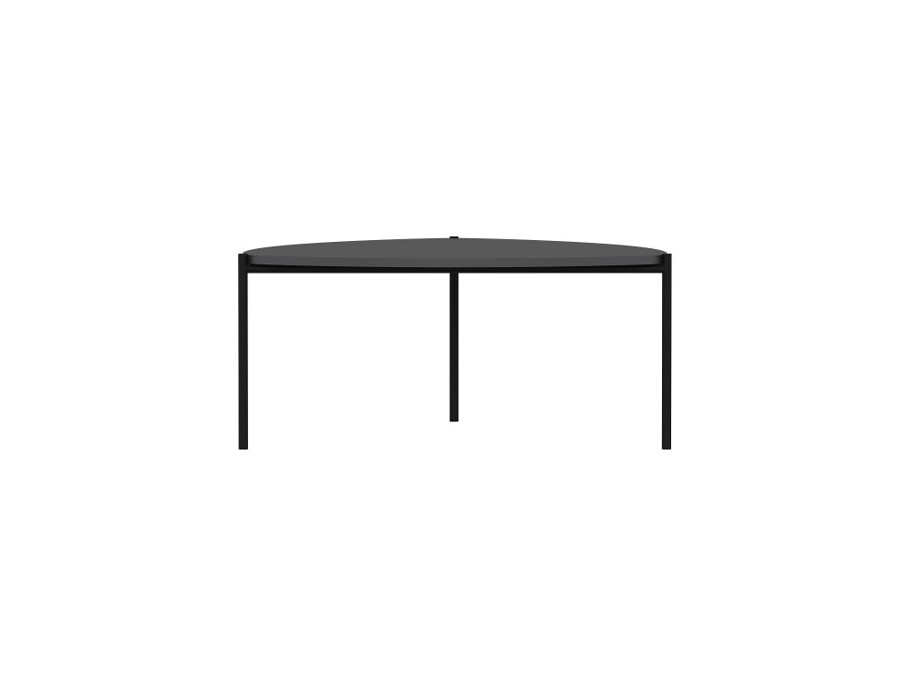 Mesa de centro de madeira "Lenny" - 90 x 89 x 40 cm - Antracite