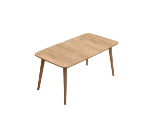 Mesa de centro de madeira "Luci" 100 x 53 x 45 cm - Carvalho