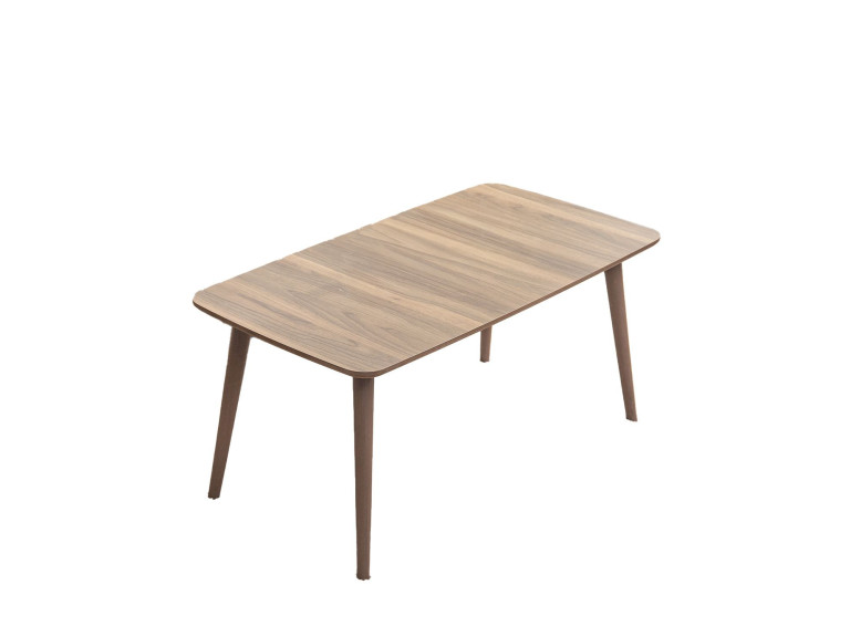 Mesa de centro de madeira "Luci" 100 x 53 x 45 cm - Nogueira