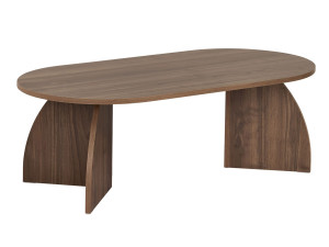 Mesa de centro de madeira "Melina" 120 x 60 x 40 cm - Nogueira