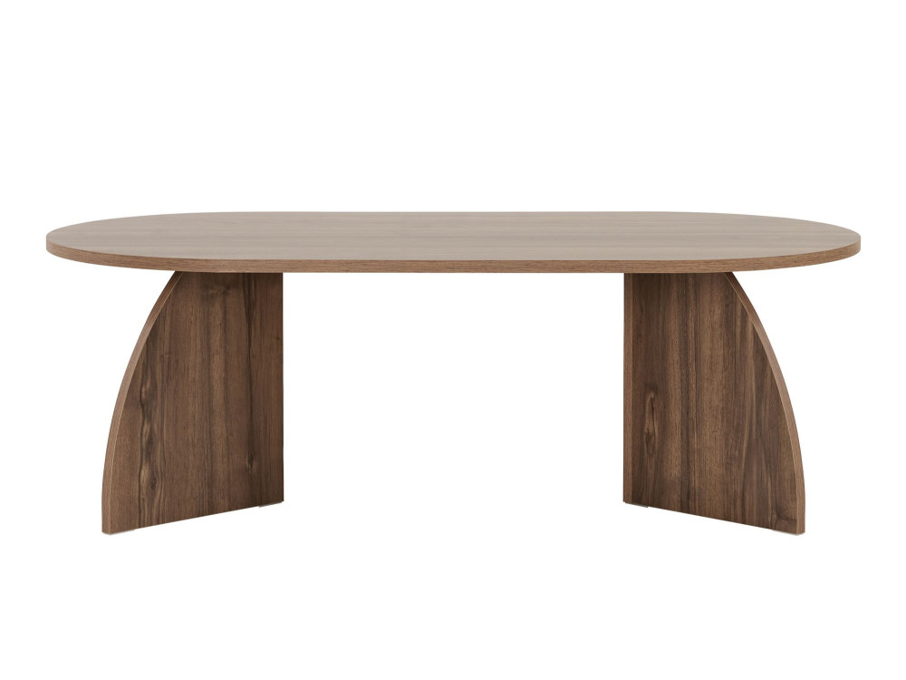 Mesa de centro de madeira "Melina" 120 x 60 x 40 cm - Nogueira