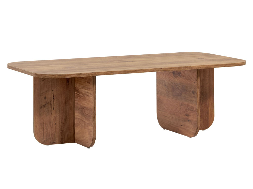 Mesa de centro de madeira "Akira" 120 x 60 x 41 cm - Pinho Atlântico