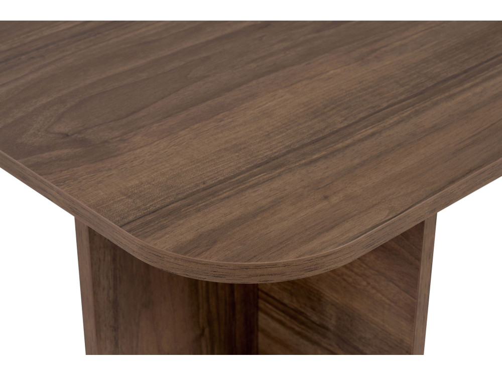 Mesa de centro de madeira "Akira" 120 x 60 x 41 cm - Nogueira