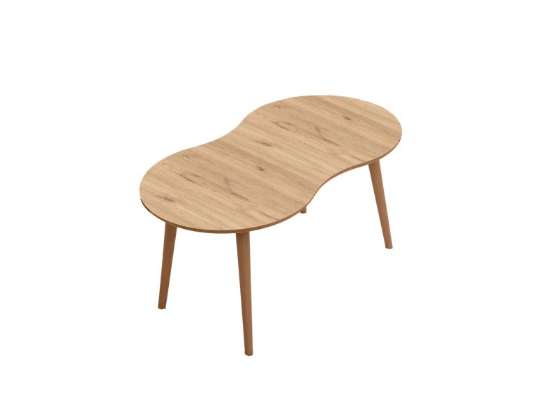 Mesa de centro de madeira "Moon" 99 x 54 x 45 cm - Carvalho