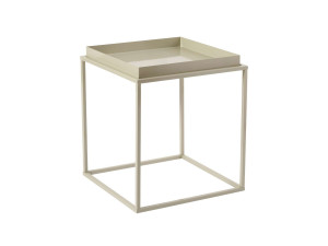 Mesa de centro metálica "Koala" 45 x 45 x 52 cm - Taupe