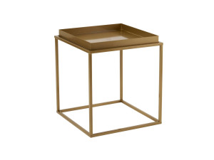 Mesa de centro metálica "Koala" 45 x 45 x 52 cm - Ouro