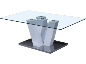 Mesa de centro "Gaya" - 110 x 60 x 40 cm - Lacada Branco