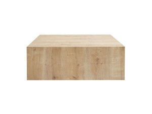 Mesa de centro "Prizma" em MDF - 90 x 90 x 35 cm - Carvalho safira