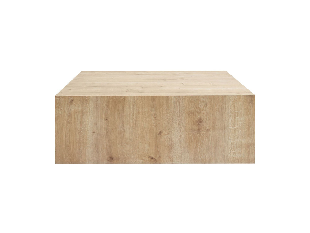 Mesa de centro "Prizma" em MDF - 90 x 90 x 35 cm - Carvalho safira