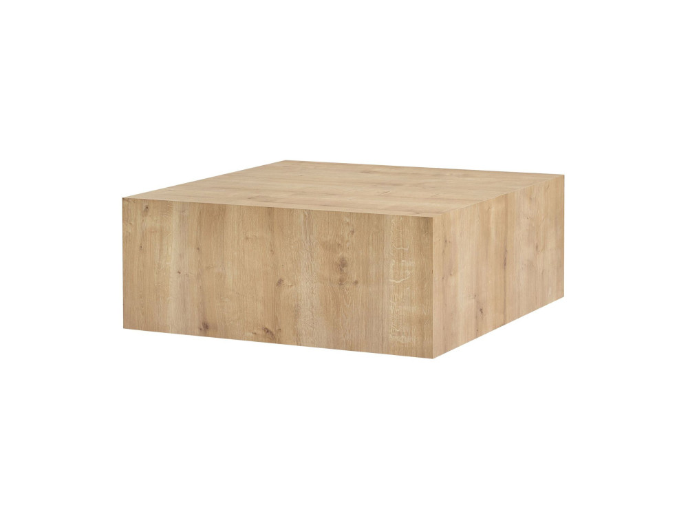 Mesa de centro "Prizma" em MDF - 90 x 90 x 35 cm - Carvalho safira
