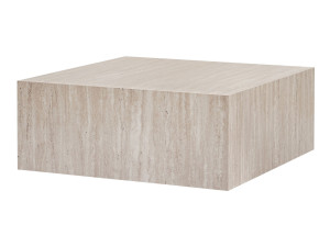 Mesa de centro em MDF "Prizma" - 90 x 90 x 35 cm - Travertino
