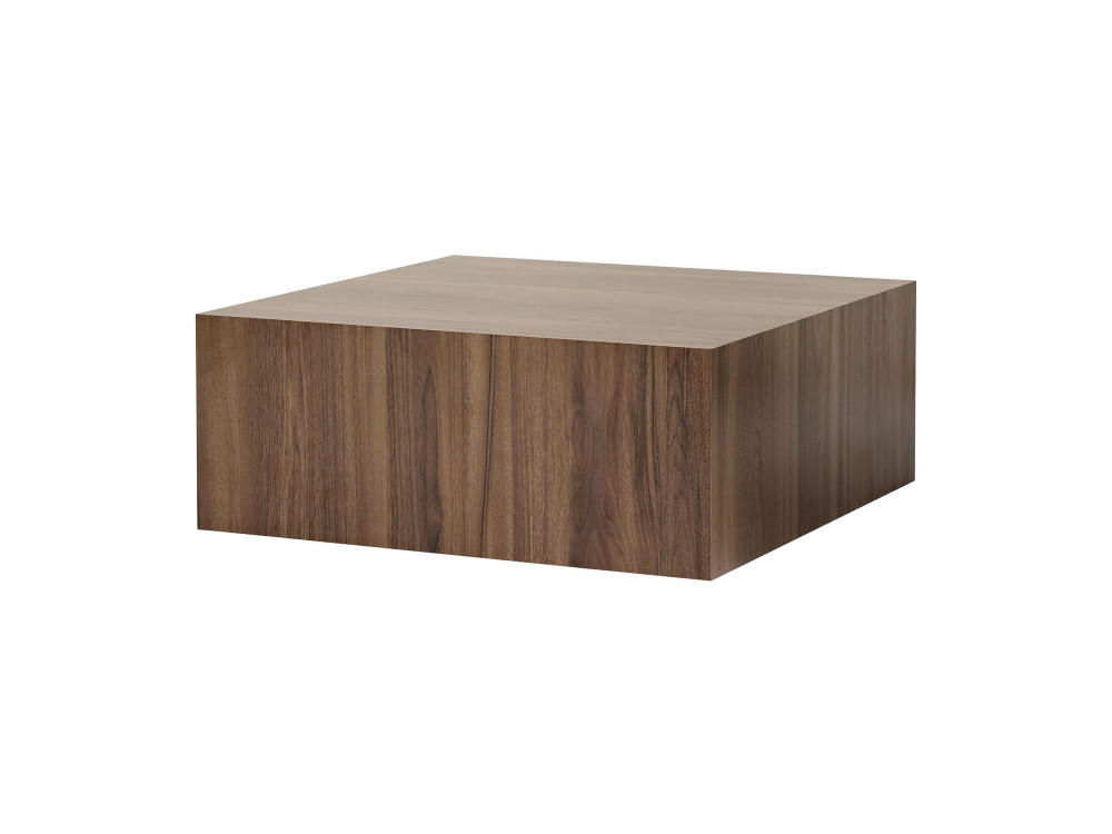 Mesa de centro em MDF "Prizma" - 90 x 90 x 35 cm - Nogueira