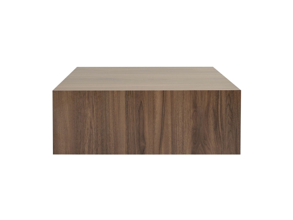 Mesa de centro em MDF "Prizma" - 90 x 90 x 35 cm - Nogueira