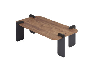 Mesa de centro em madeira "Renard" - 120 x 60 x 35 cm - Castanho claro