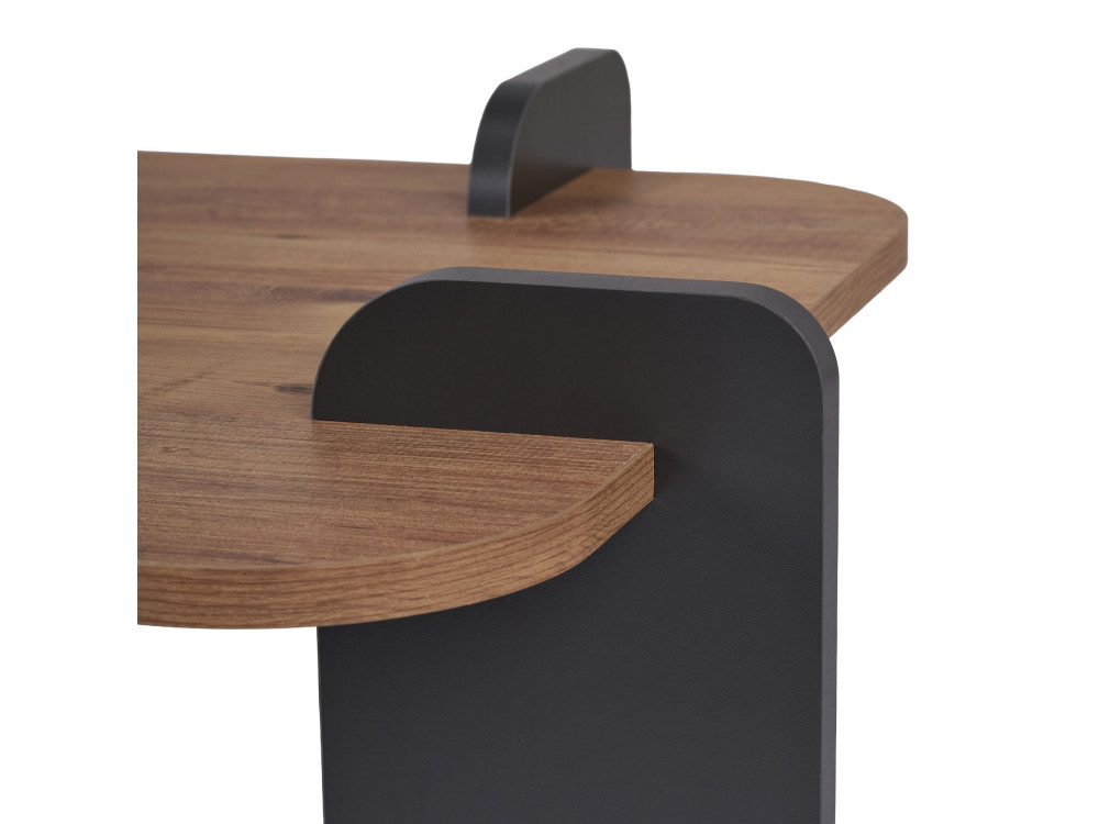 Mesa de centro em madeira "Renard" - 120 x 60 x 35 cm - Castanho claro