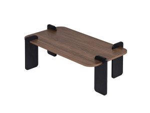 Mesa de centro em madeira "Renard" - 120 x 60 x 35 cm - Castanho