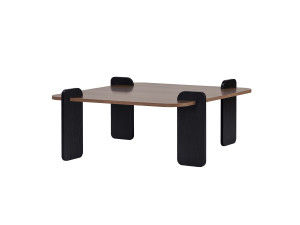 Mesa de centro em madeira "Marais" - 90 x 90 x 35 cm - Castanho