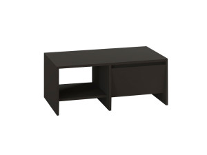 Mesa de centro de madeira "Laris" - 90 x 45 x 35 cm - Cinzento antracite