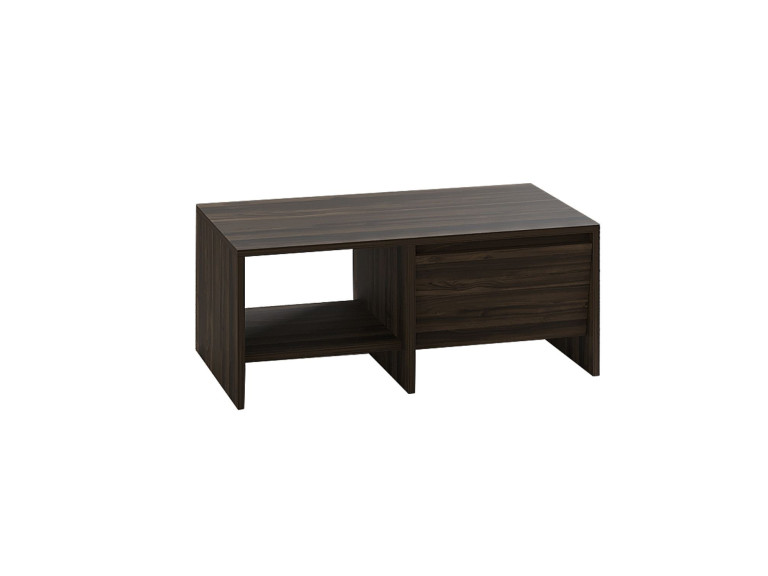 Mesa de centro de madeira "Laris" - 90 x 45 x 35 cm - Castanho