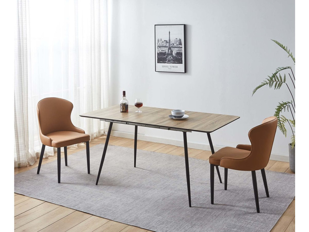 Lote de 2 Chaises "Tina" - Marron