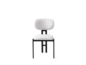 Conjunto de cadeiras metálicas "Muriz" (2 peças) - Branco