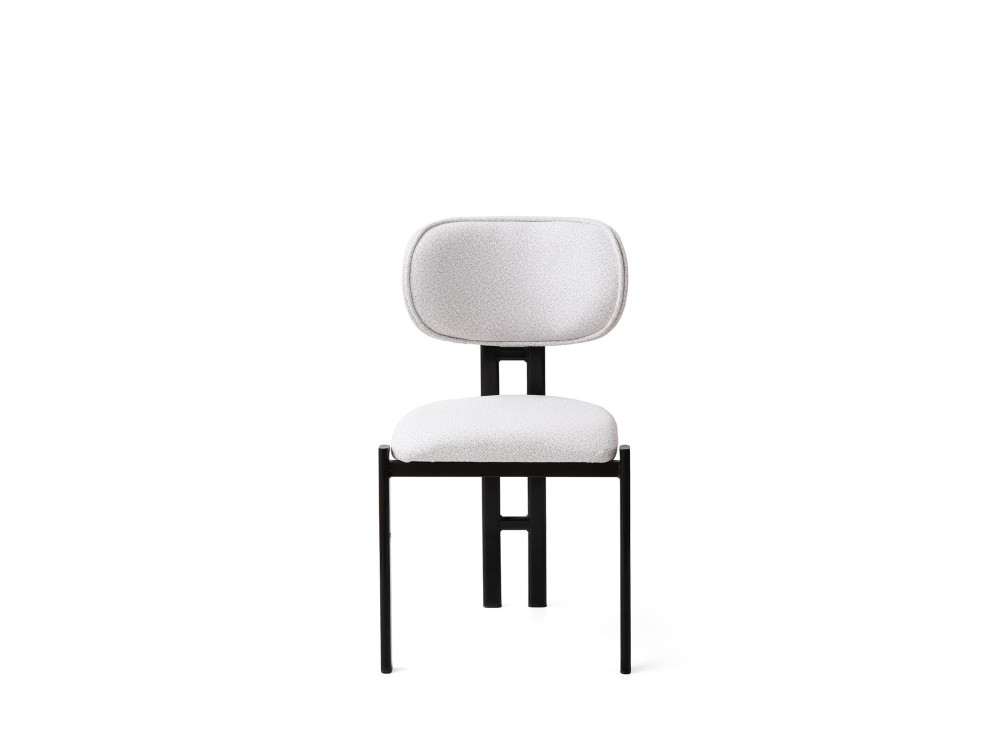 Conjunto de cadeiras metálicas "Muriz" (2 peças) - Branco