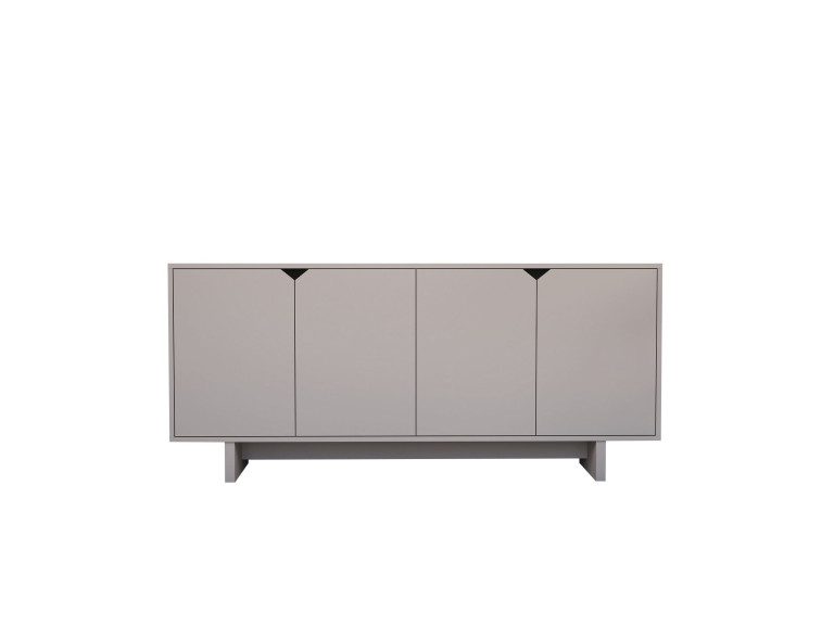 Aparador "Oz" em madeira - 180 x 40 x 81 cm - Bege