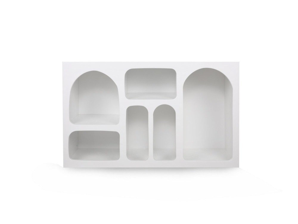 Aparador de madeira "Liva" - 120 x 37 x 74 cm - Branco