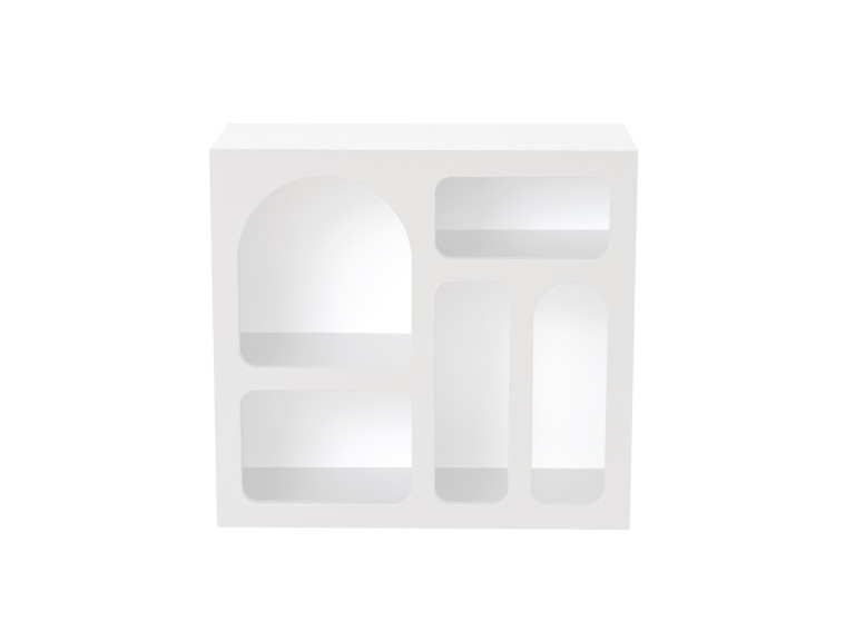 Aparador "Lessa" em madeira - 80 x 37 x 74 cm - Branco