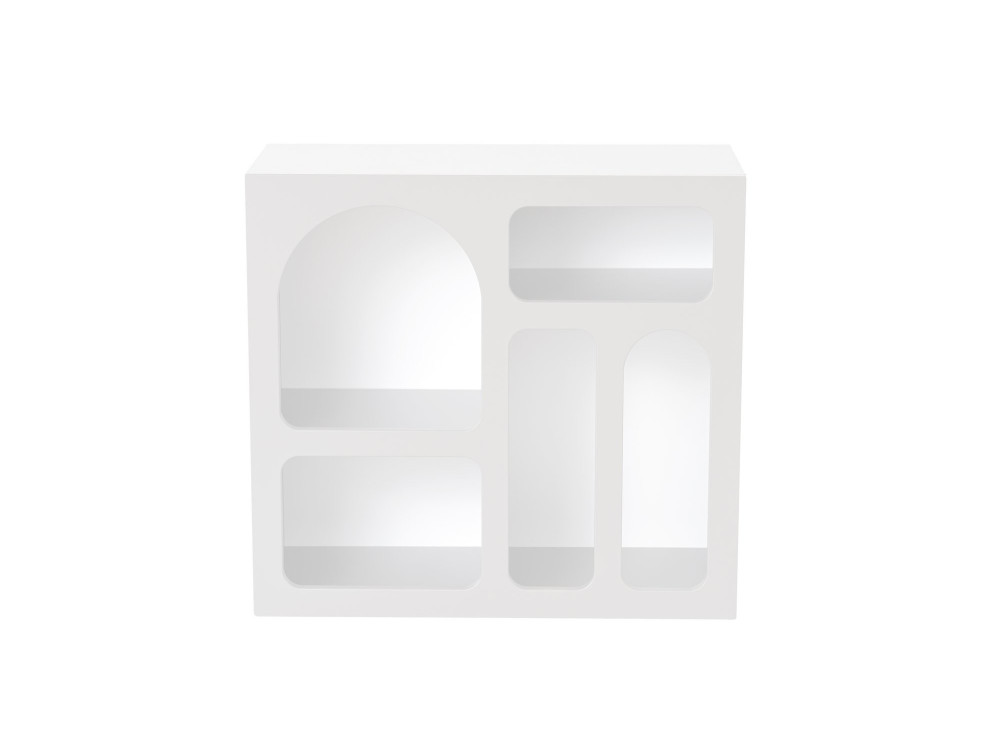 Aparador "Lessa" em madeira - 80 x 37 x 74 cm - Branco